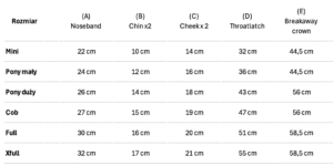 sizing chart ThinLine kantar